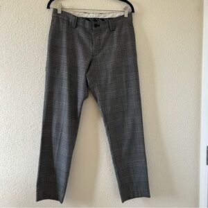 ZARA MAN Houndstooth Gleen Plaid Gray Trousers Men Sz 30